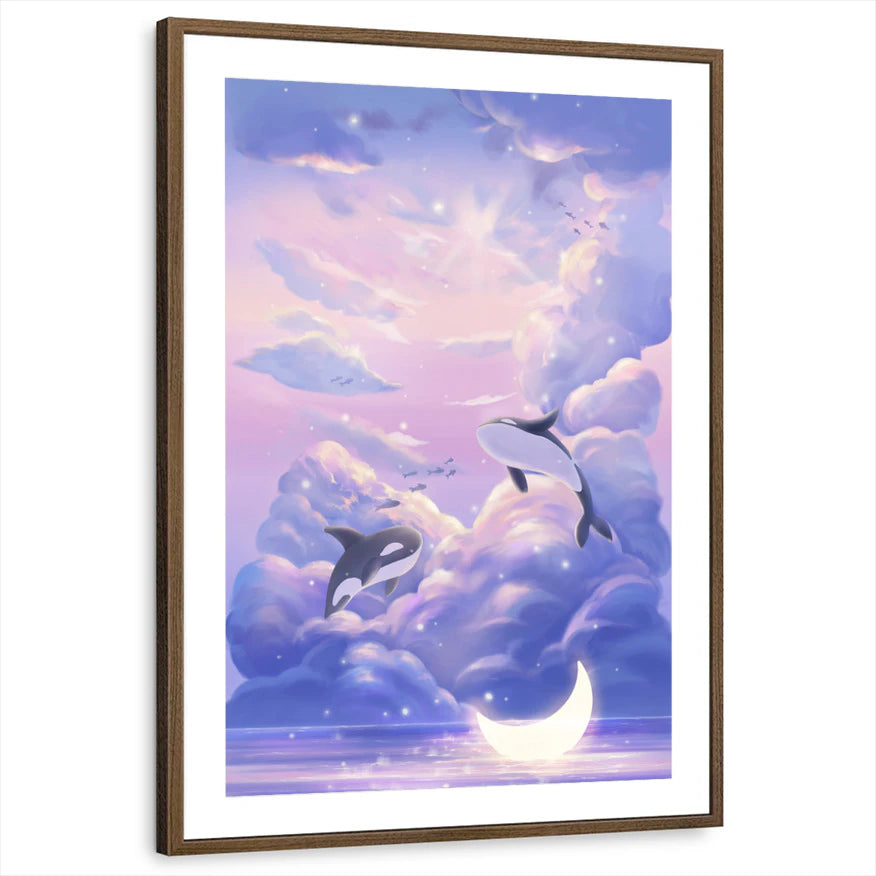 framed-print-brown-walnut-matted