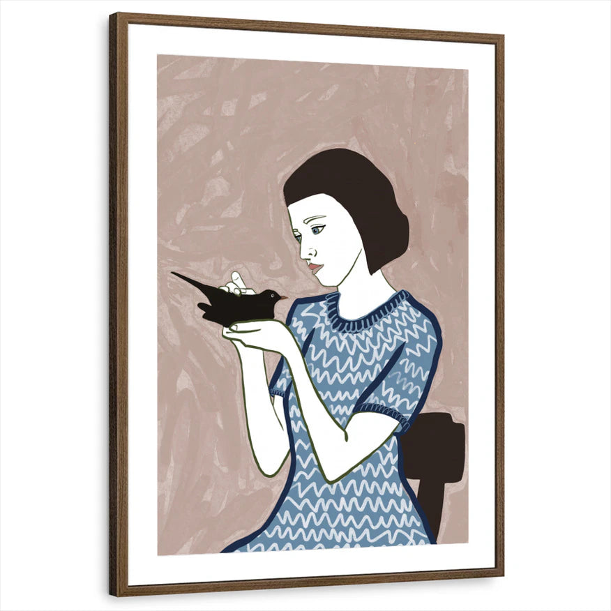 framed-print-brown-walnut-matted