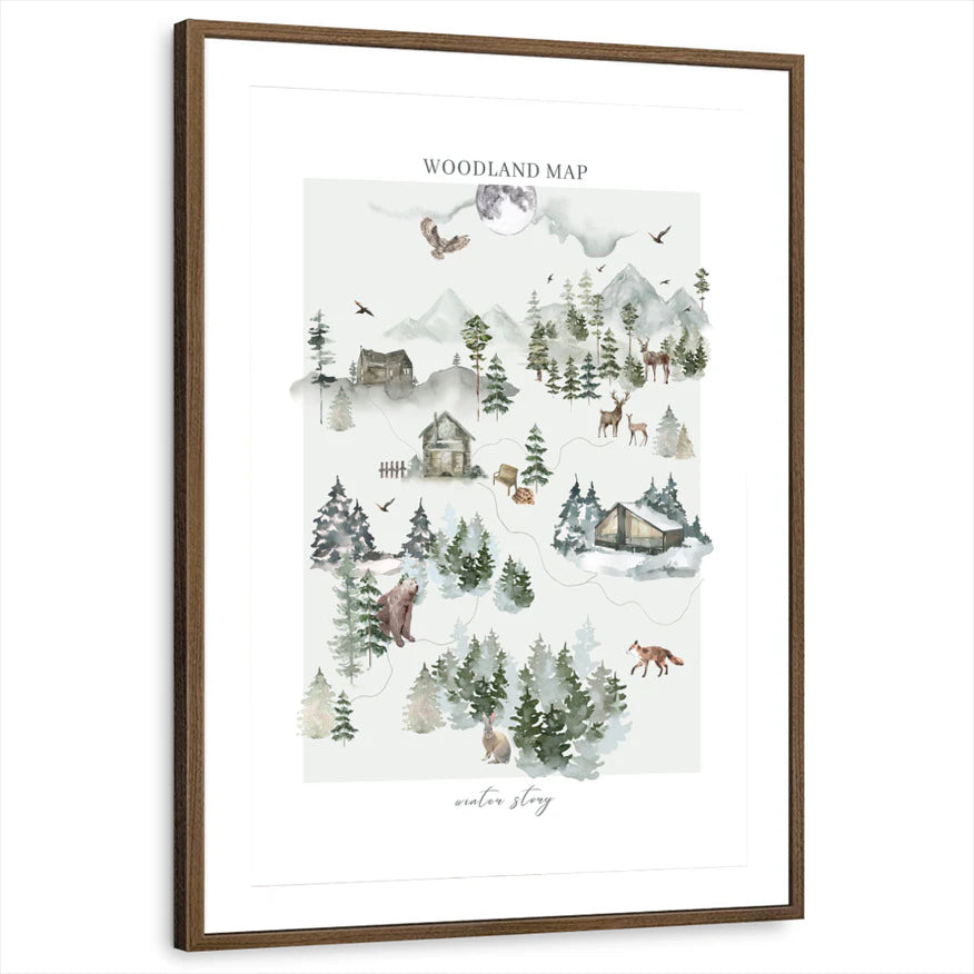 framed-print-brown-walnut-matted