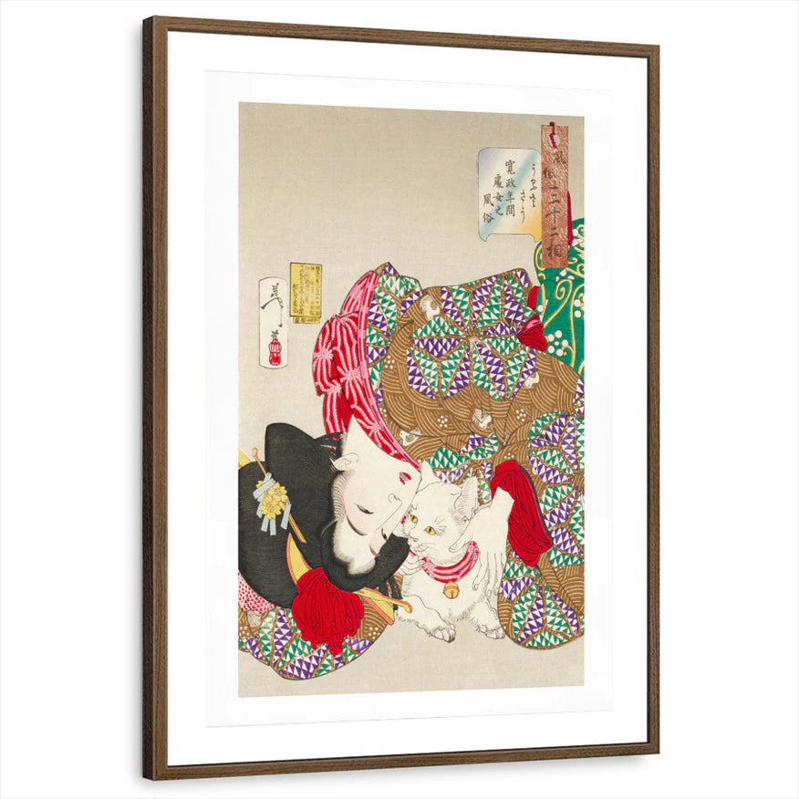 framed-print-brown-walnut-matted