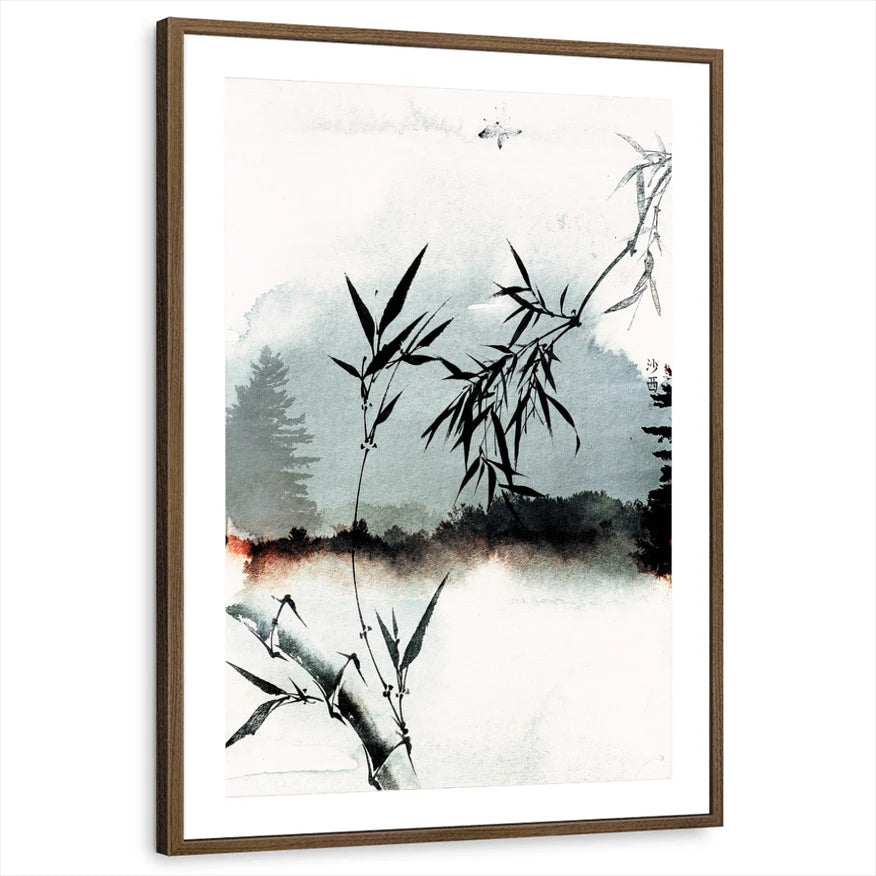 framed-print-brown-walnut-matted