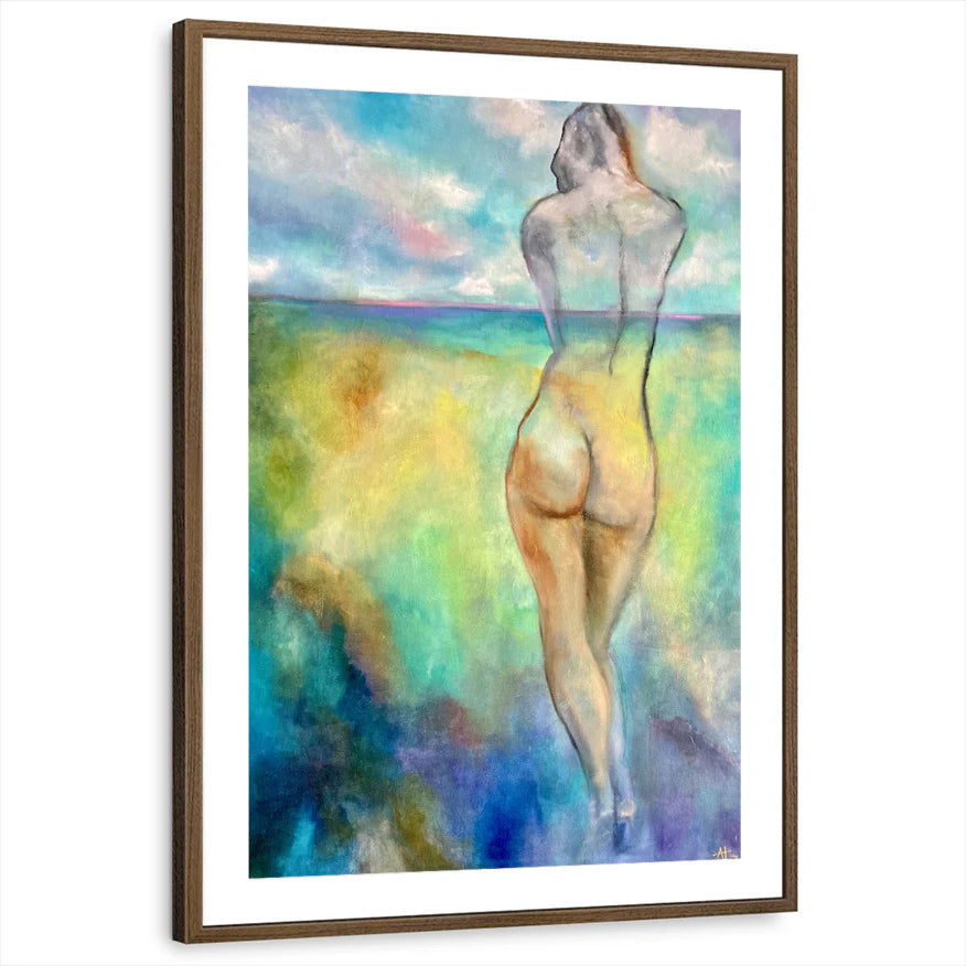 framed-print-brown-walnut-matted