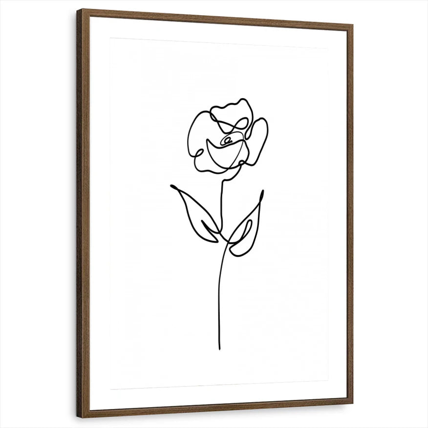 framed-print-brown-walnut-matted