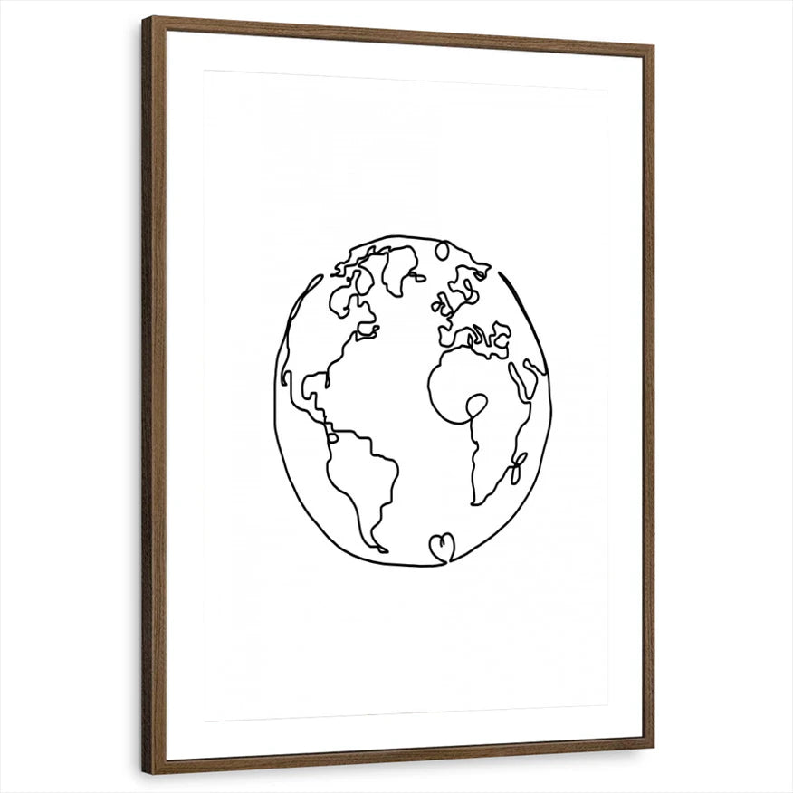 framed-print-brown-walnut-matted