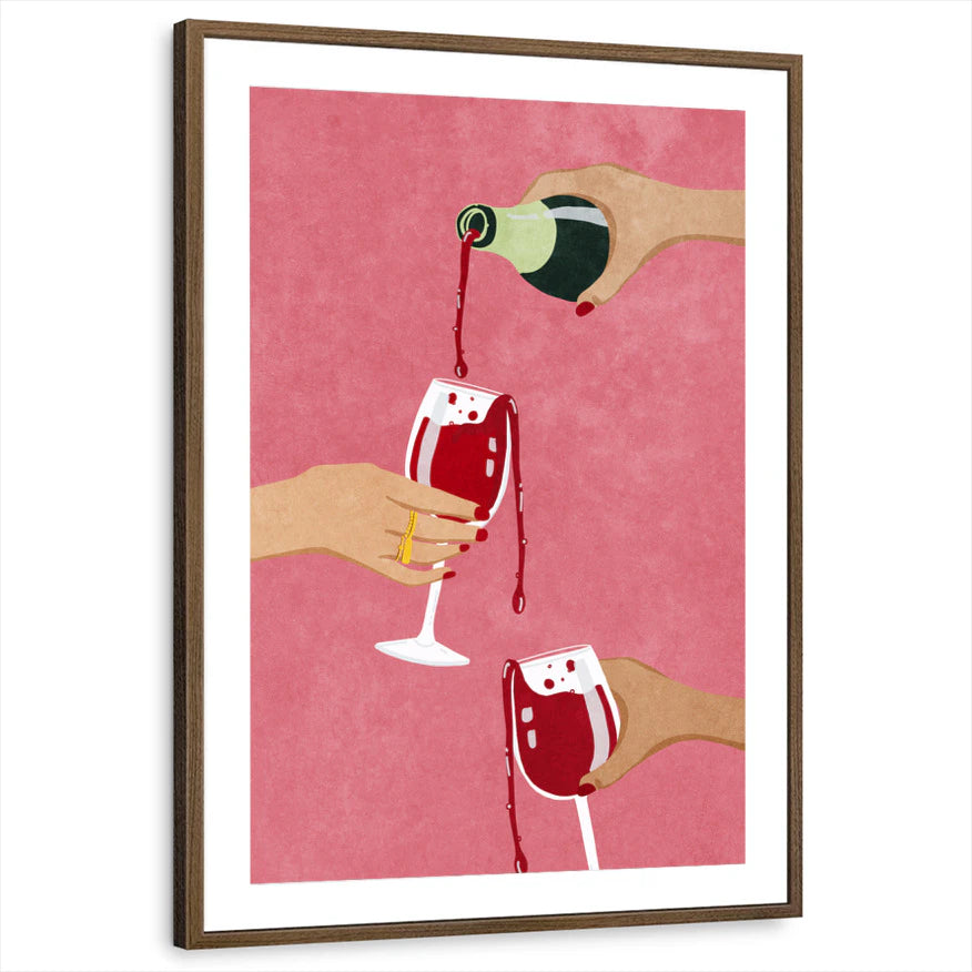 framed-print-brown-walnut-matted