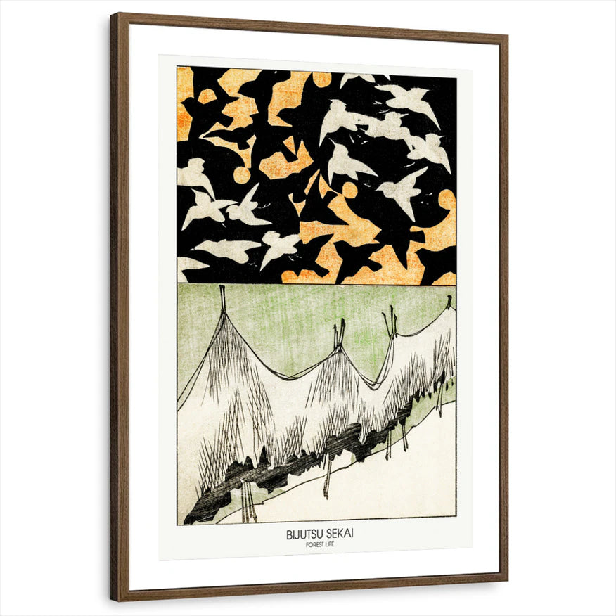 framed-print-brown-walnut-matted