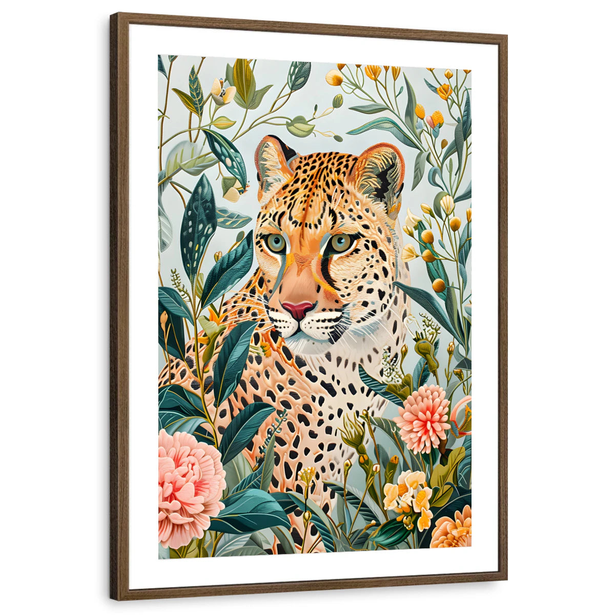 framed-print-brown-walnut-matted