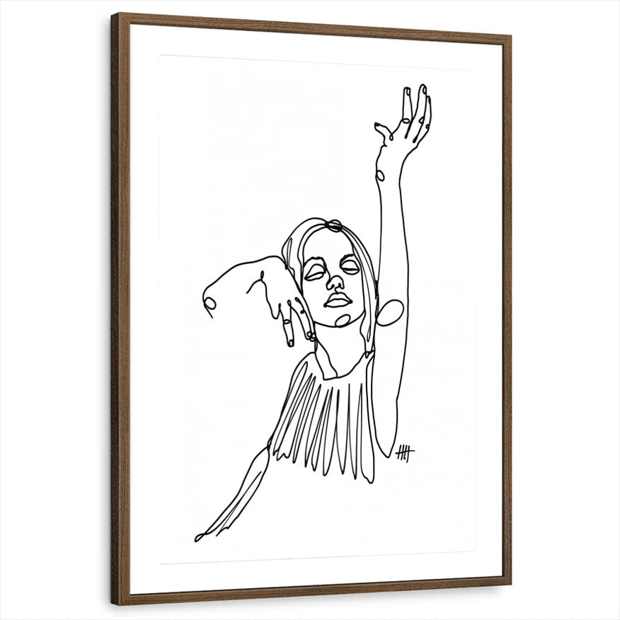 framed-print-brown-walnut-matted