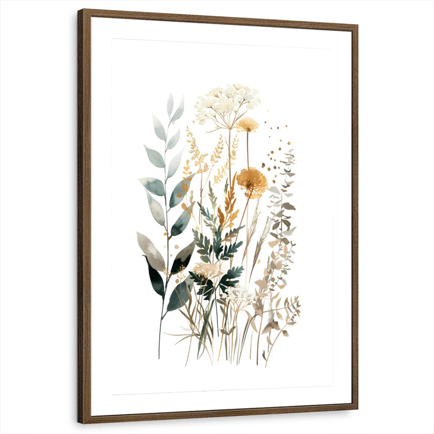 framed-print-brown-walnut-matted
