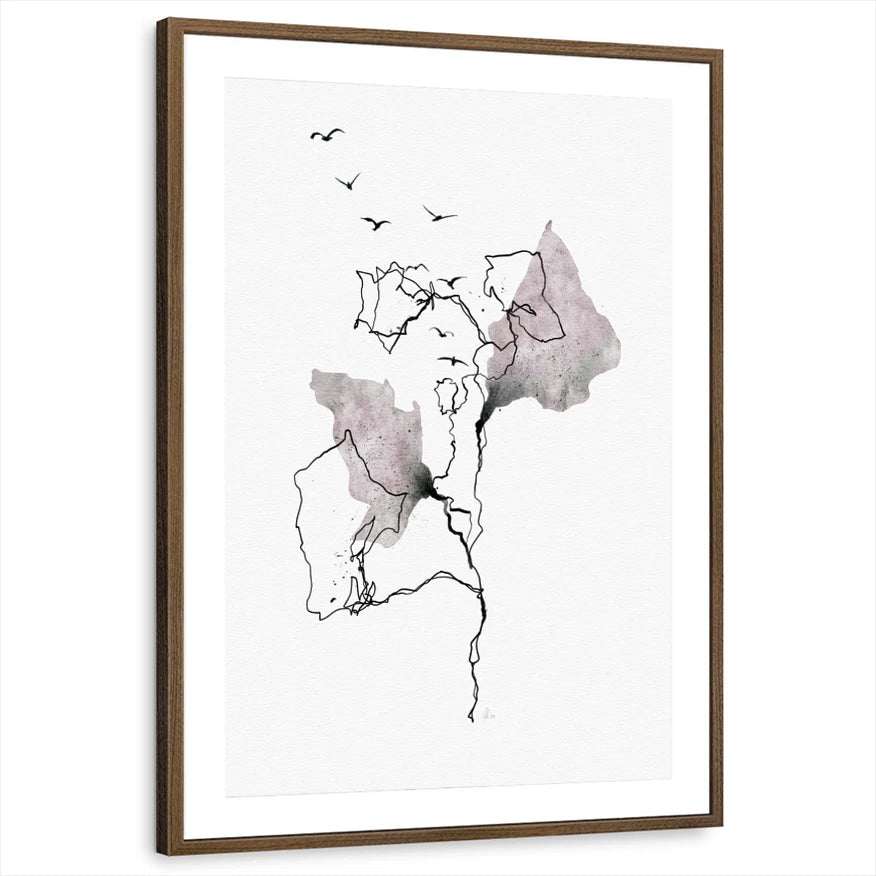 framed-print-brown-walnut-matted