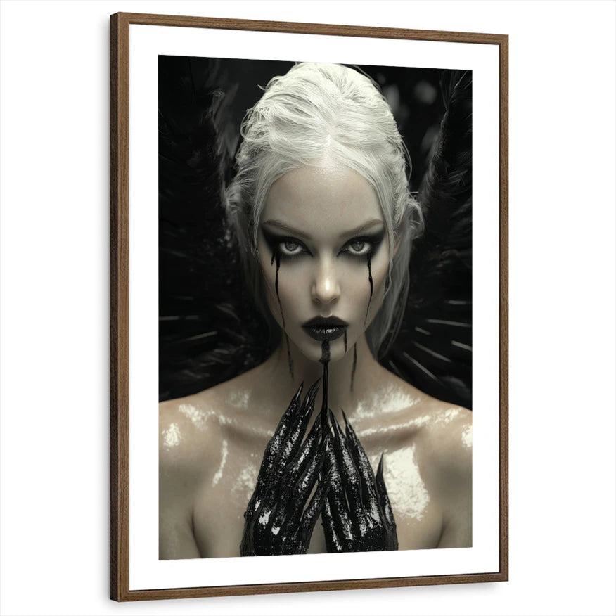 framed-print-brown-walnut-matted