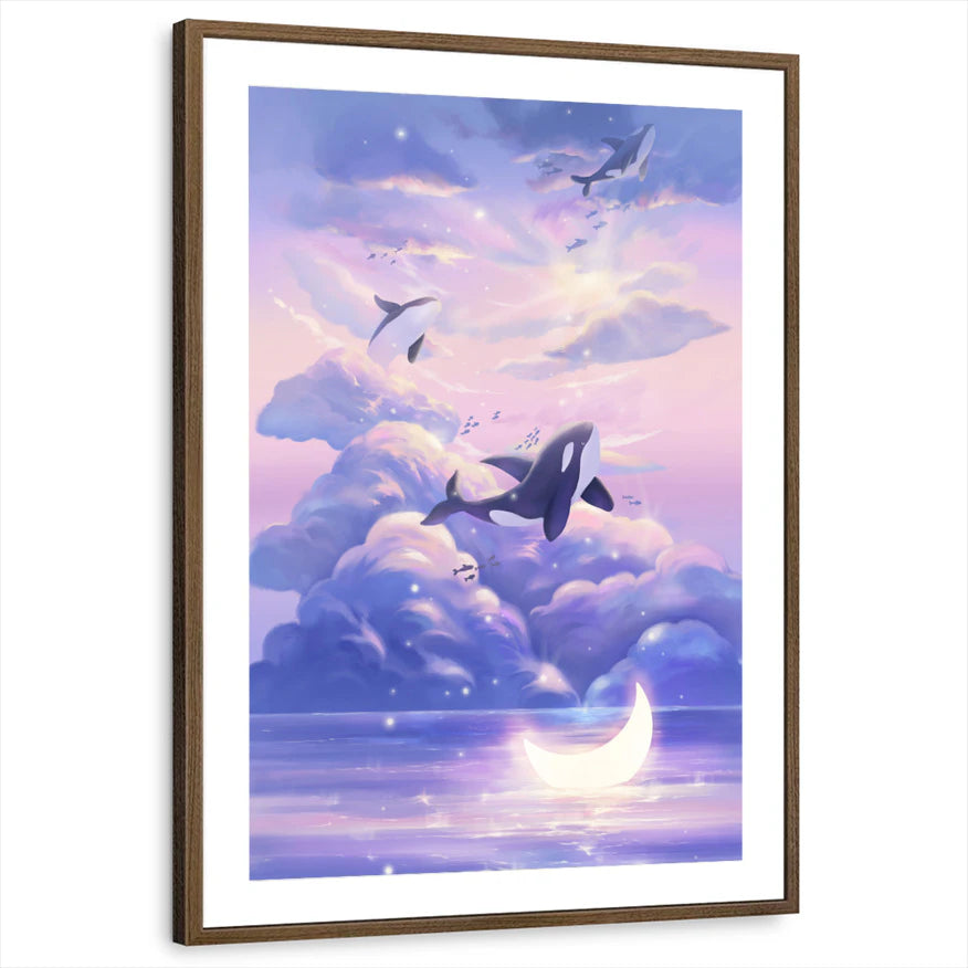 framed-print-brown-walnut-matted