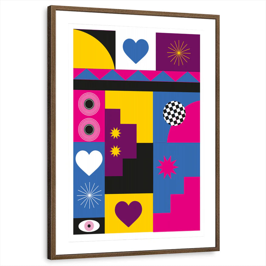 framed-print-brown-walnut-matted