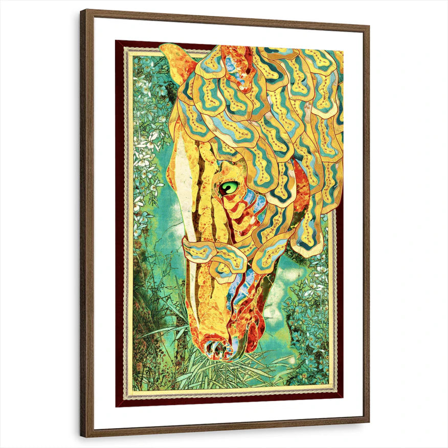 framed-print-brown-walnut-matted