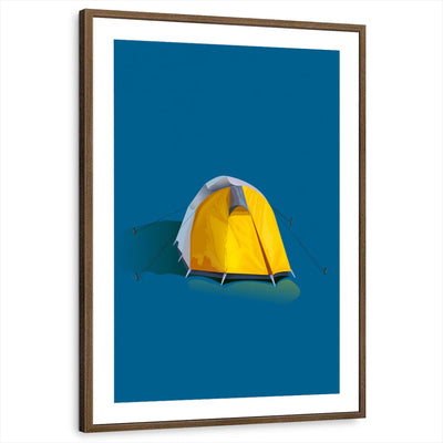 framed-print-brown-walnut-matted