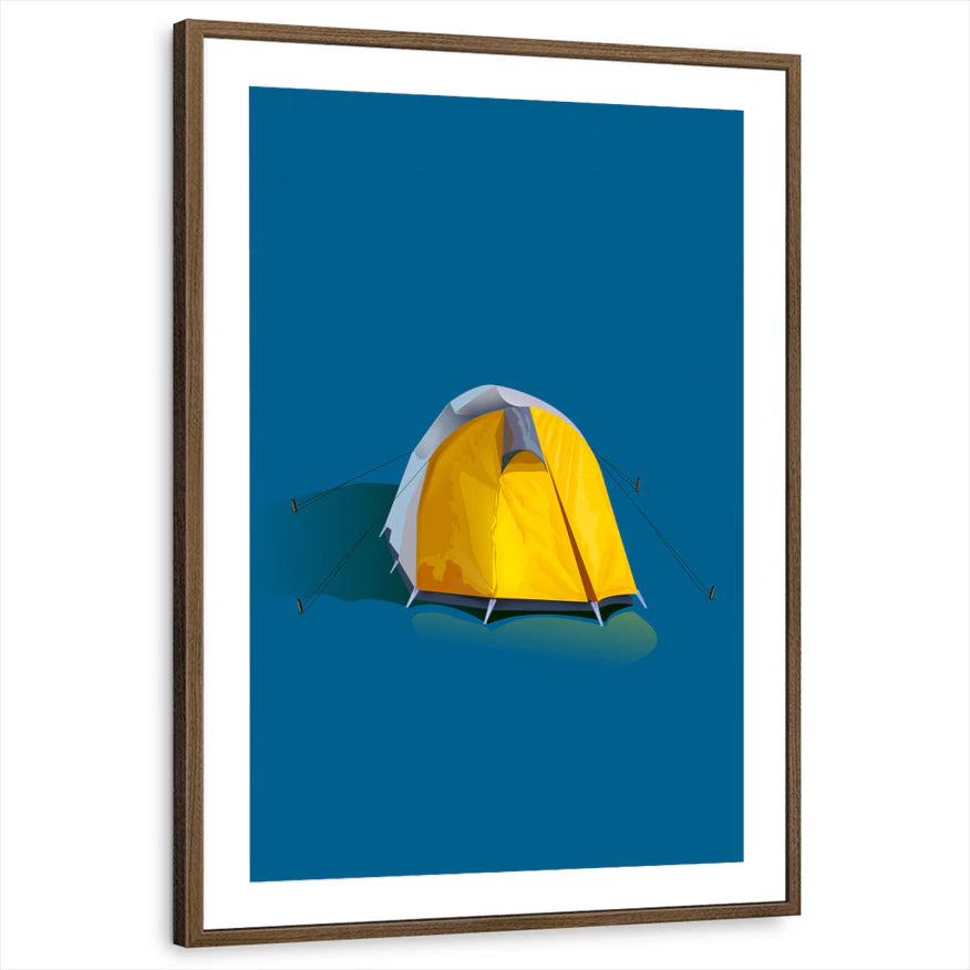 framed-print-brown-walnut-matted