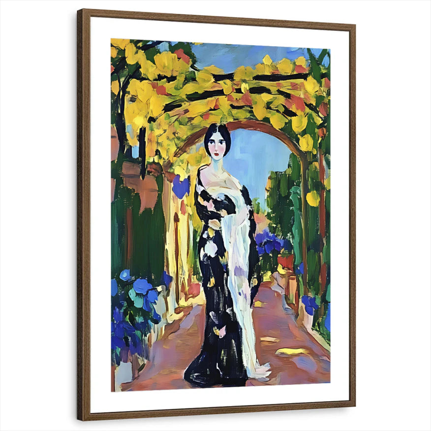 framed-print-brown-walnut-matted