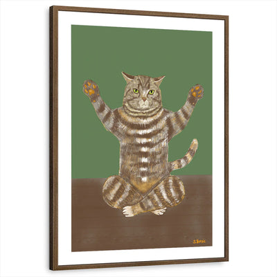 framed-print-brown-walnut-matted