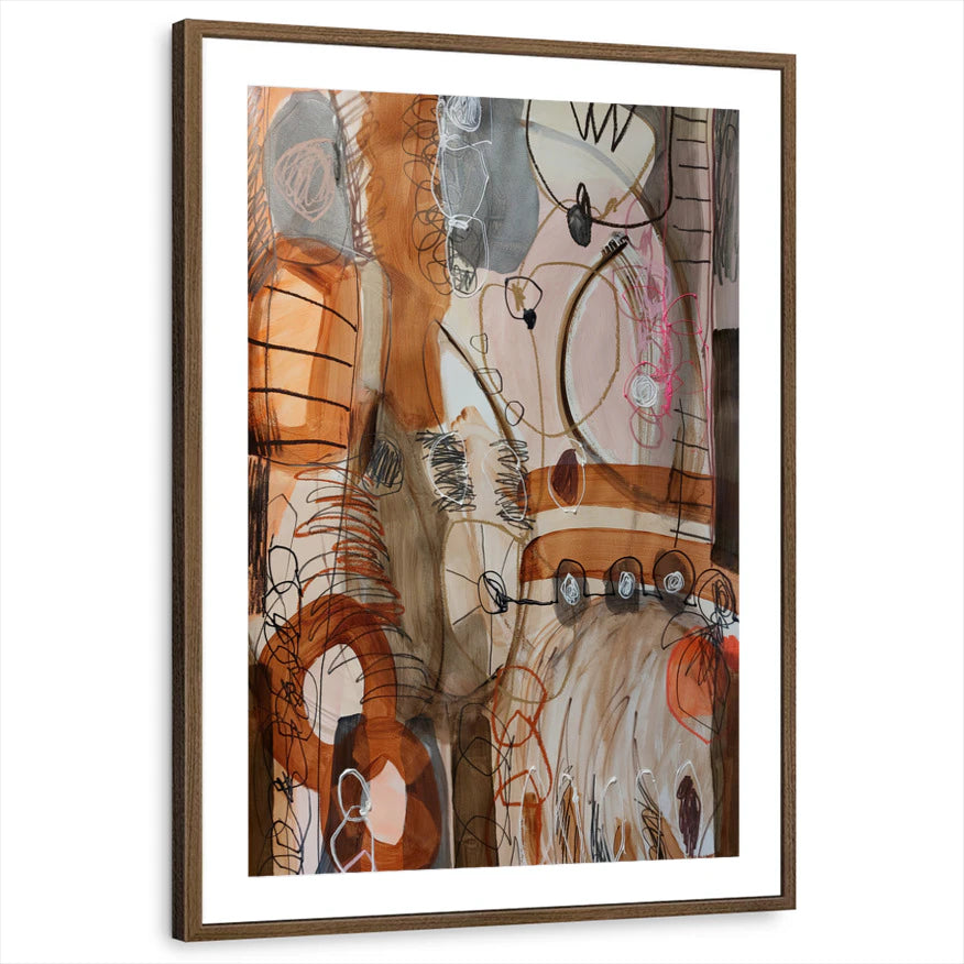framed-print-brown-walnut-matted