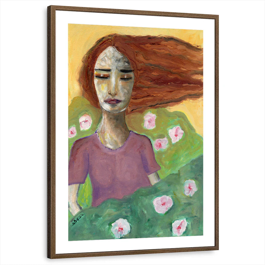 framed-print-brown-walnut-matted
