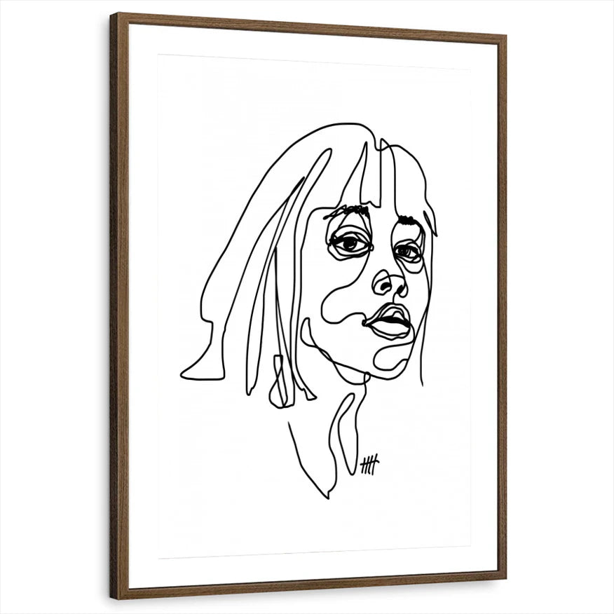 framed-print-brown-walnut-matted