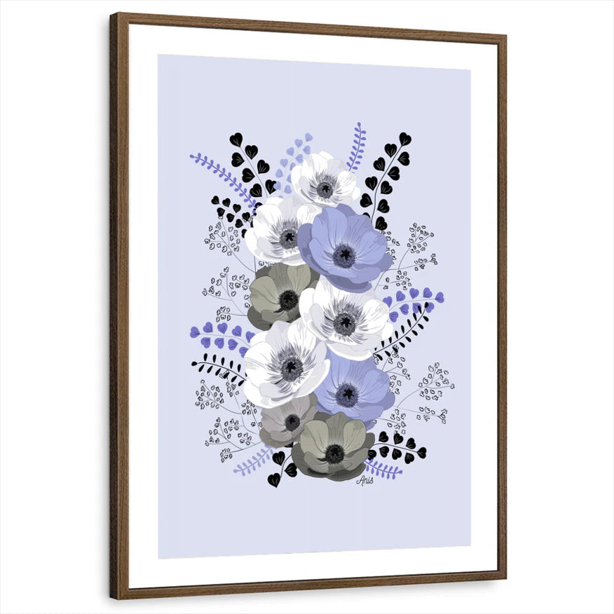 framed-print-brown-walnut-matted