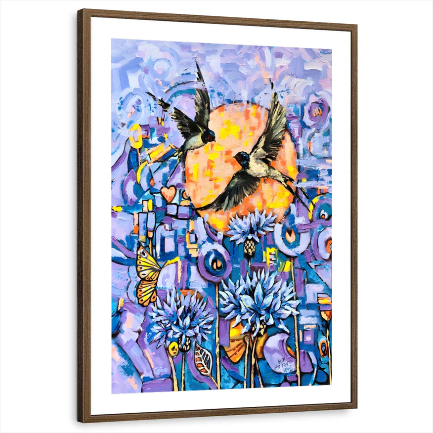 framed-print-brown-walnut-matted