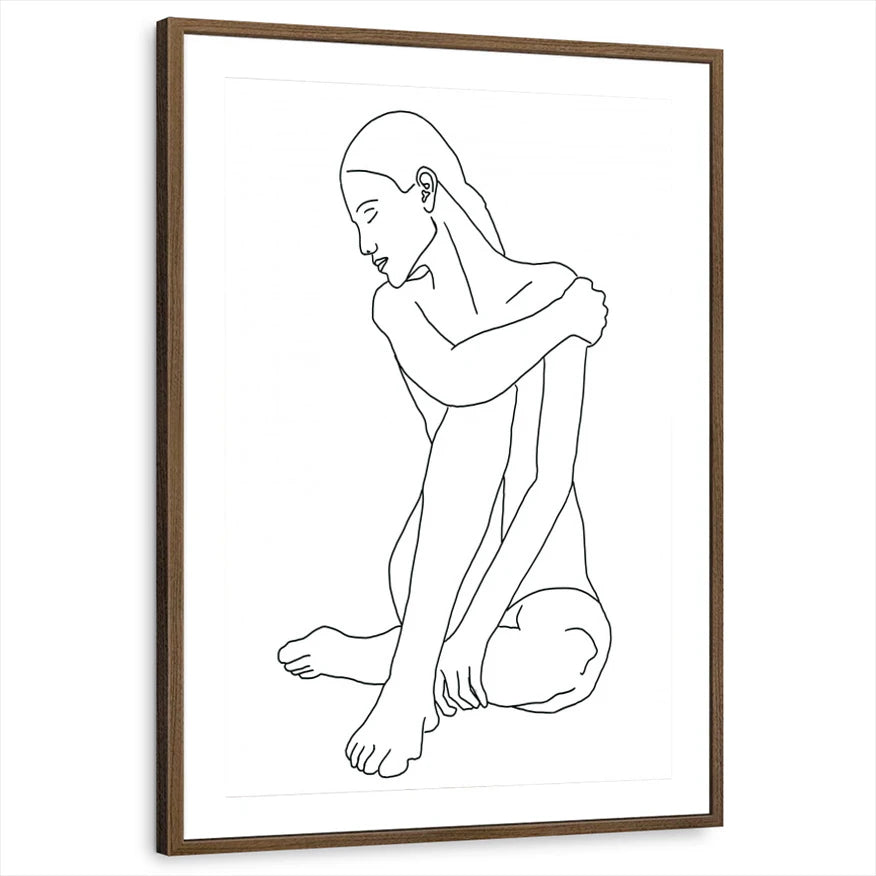 framed-print-brown-walnut-matted