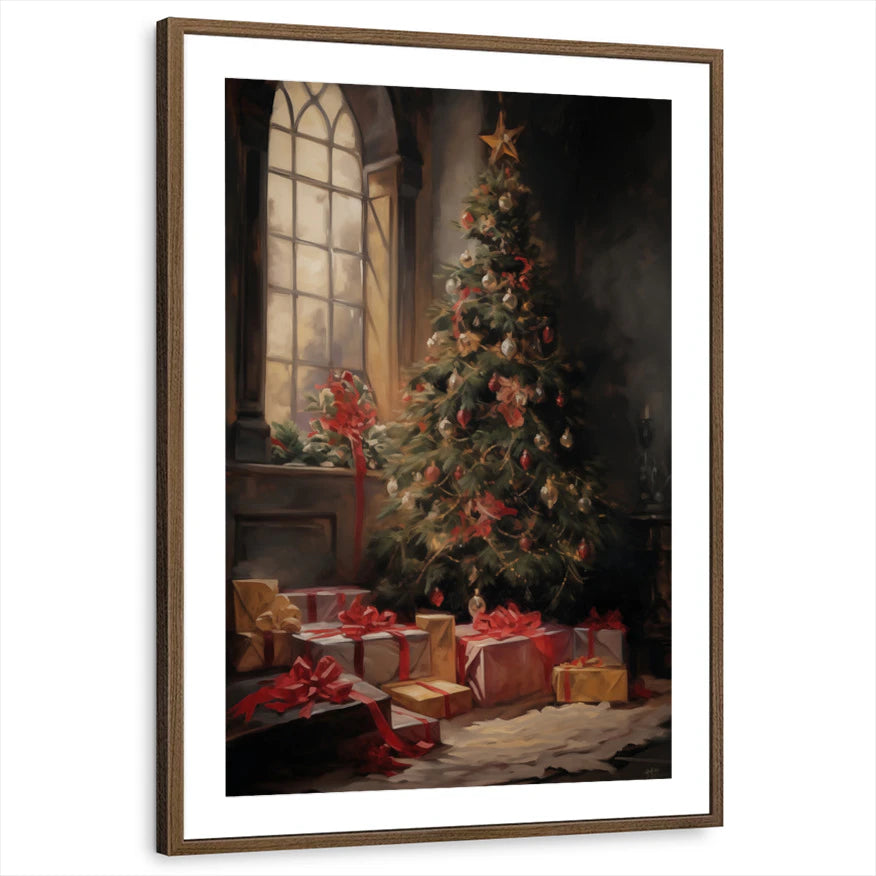 framed-print-brown-walnut-matted