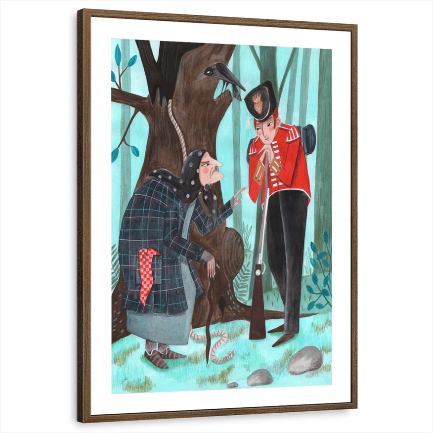 framed-print-brown-walnut-matted