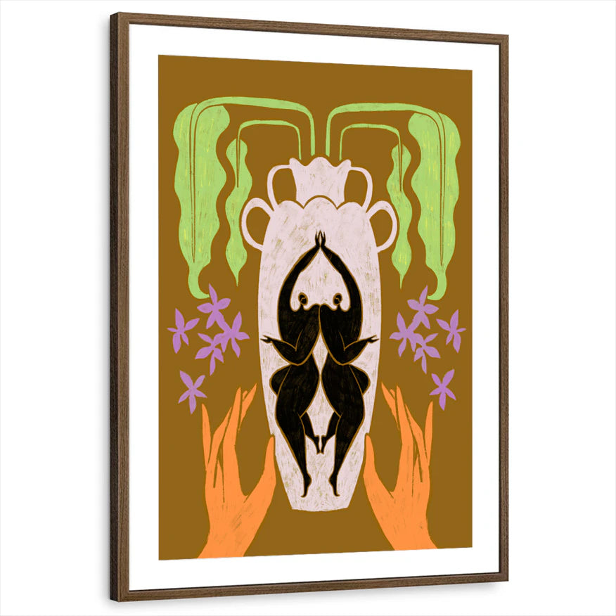 framed-print-brown-walnut-matted