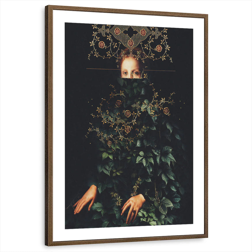 framed-print-brown-walnut-matted