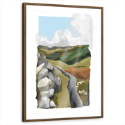 framed-print-brown-walnut-matted