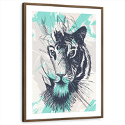 framed-print-brown-walnut-matted