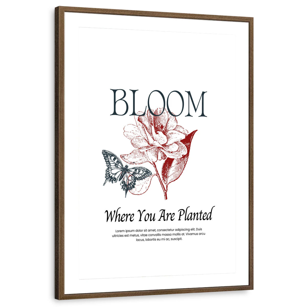 framed-print-brown-walnut-matted