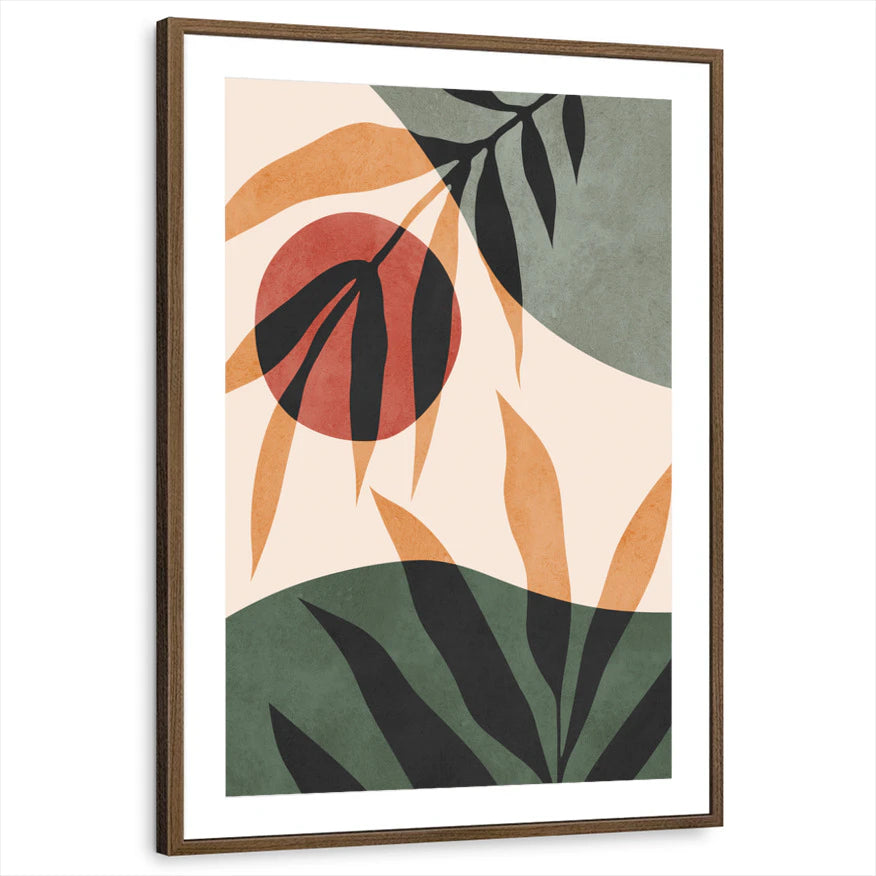 framed-print-brown-walnut-matted