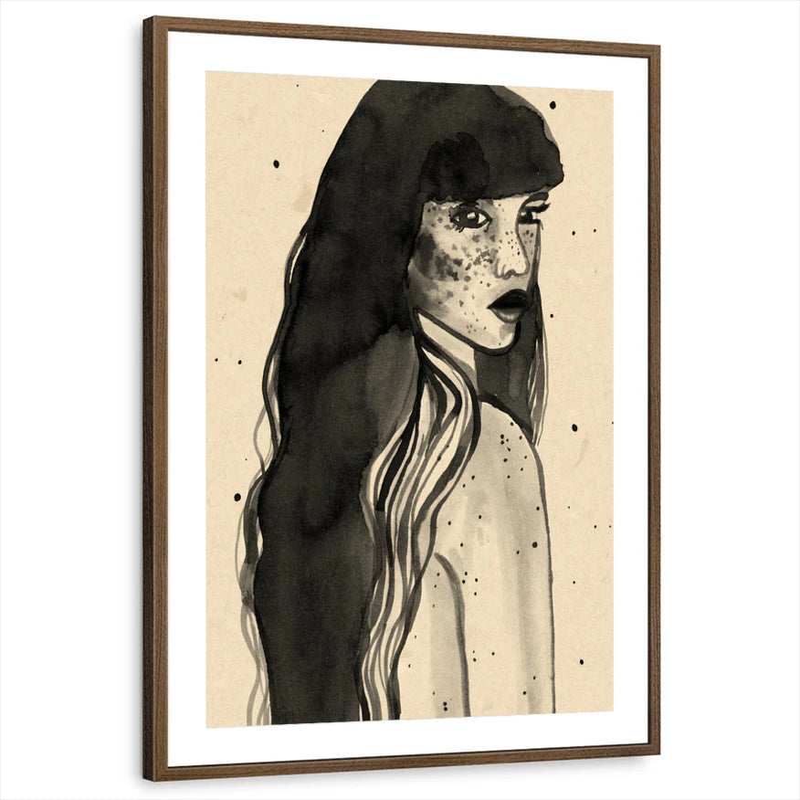 framed-print-brown-walnut-matted