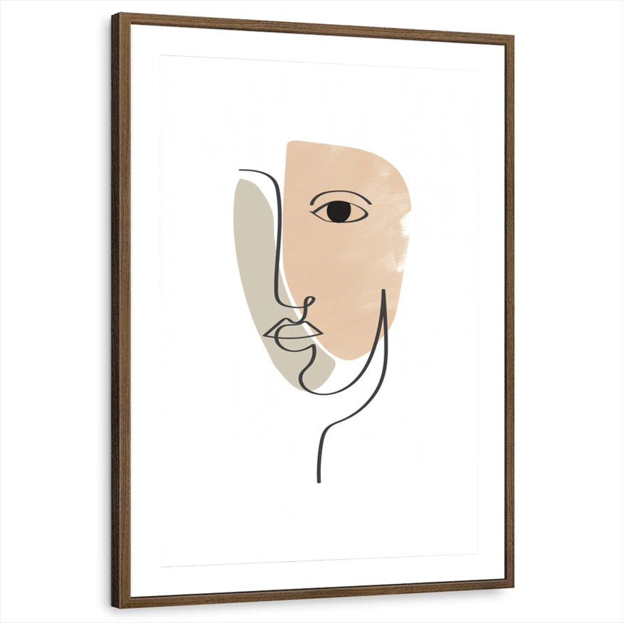 framed-print-brown-walnut-matted