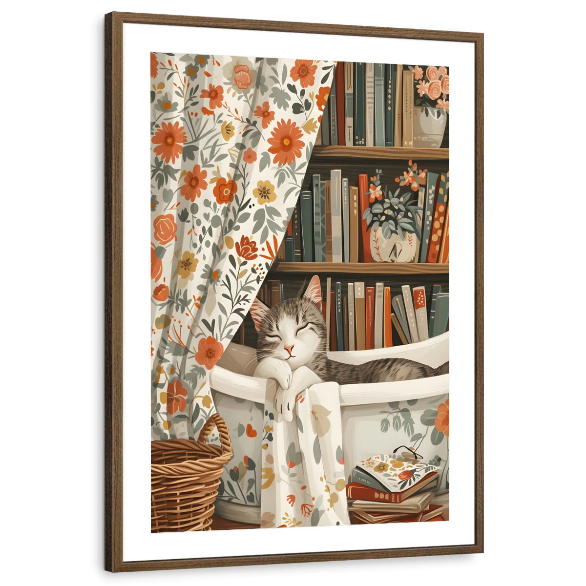framed-print-brown-walnut-matted