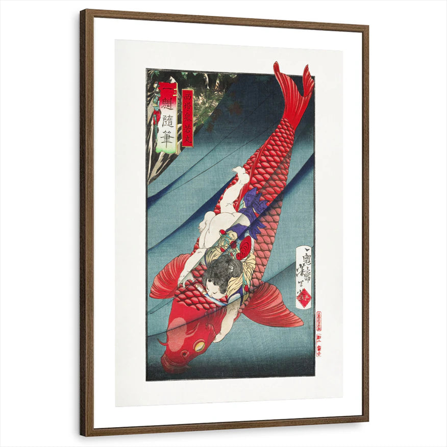 framed-print-brown-walnut-matted