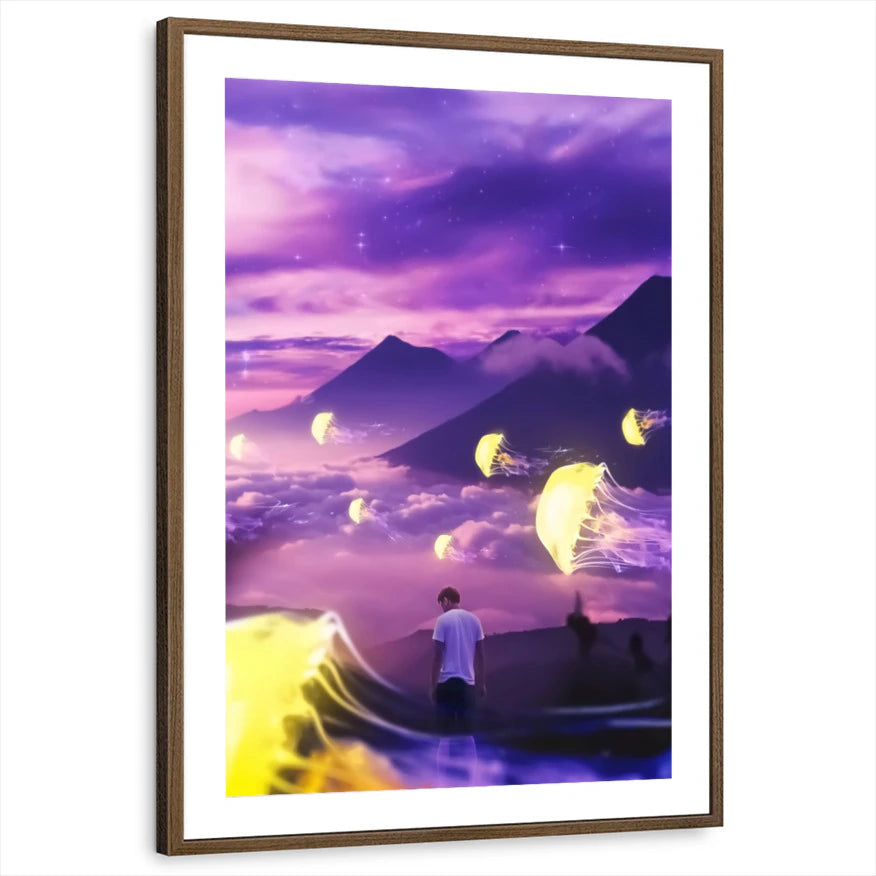 framed-print-brown-walnut-matted