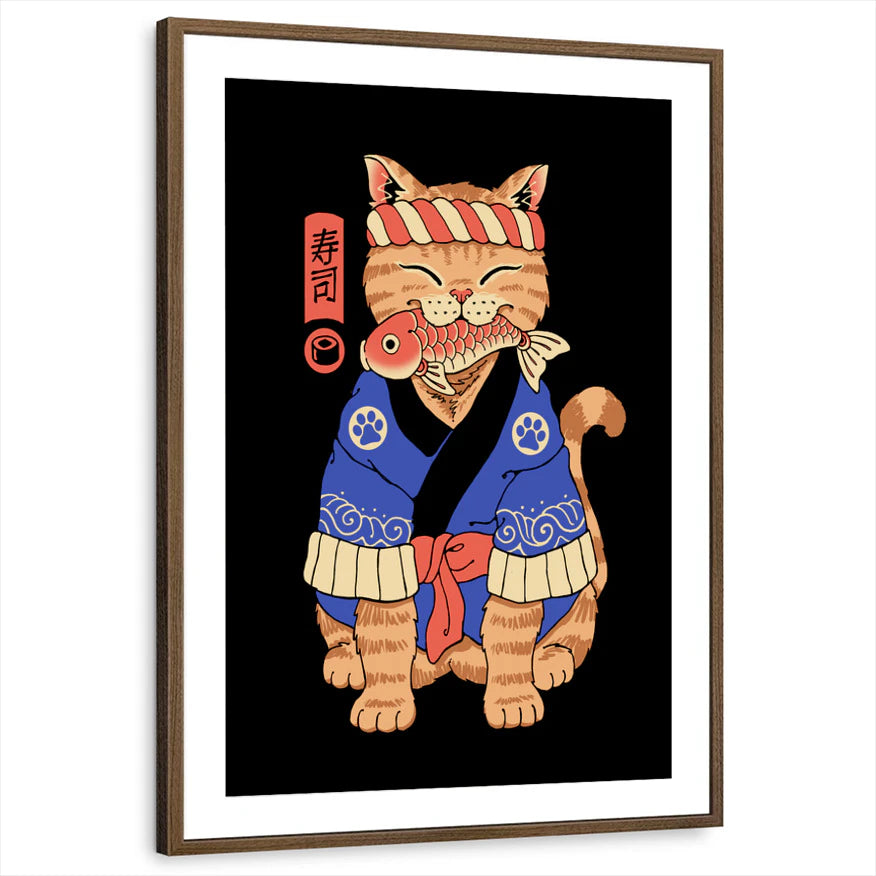 framed-print-brown-walnut-matted