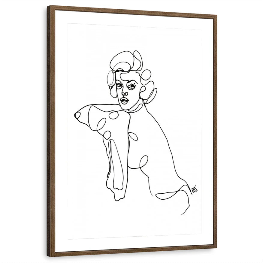 framed-print-brown-walnut-matted