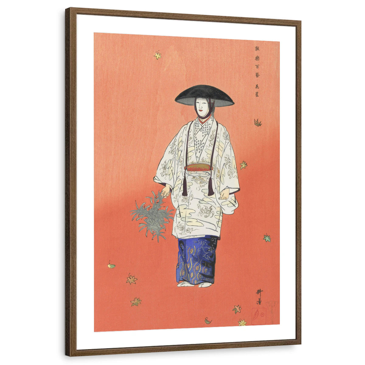 framed-print-brown-walnut-matted