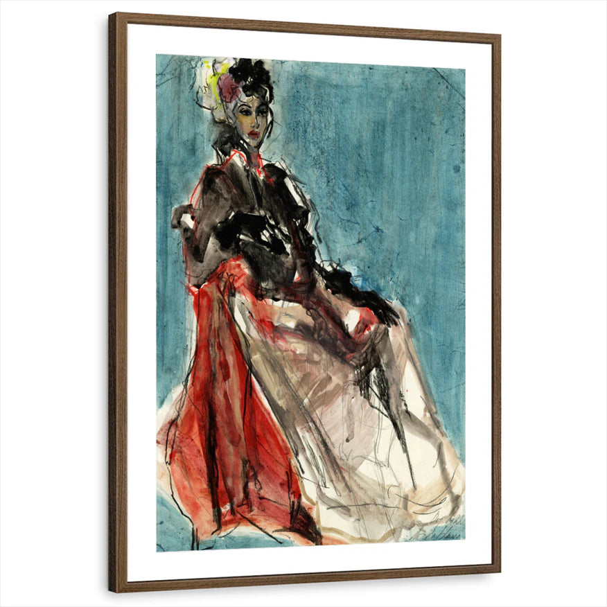 framed-print-brown-walnut-matted