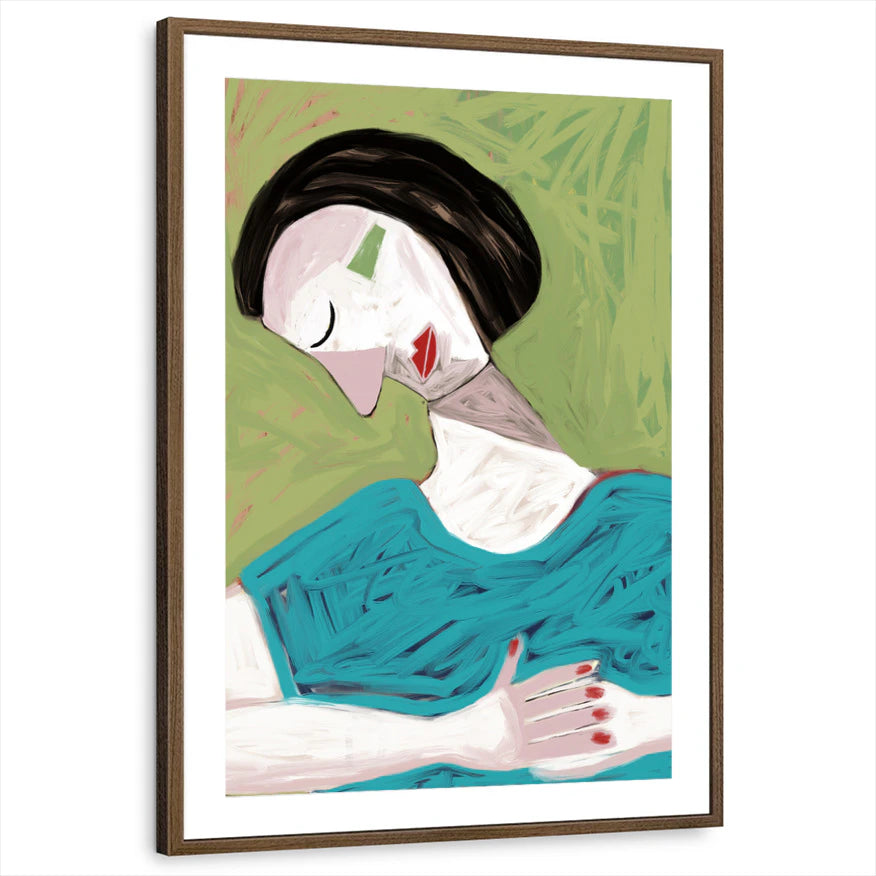 framed-print-brown-walnut-matted