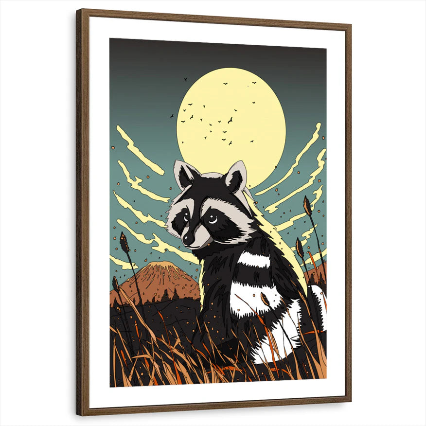 framed-print-brown-walnut-matted