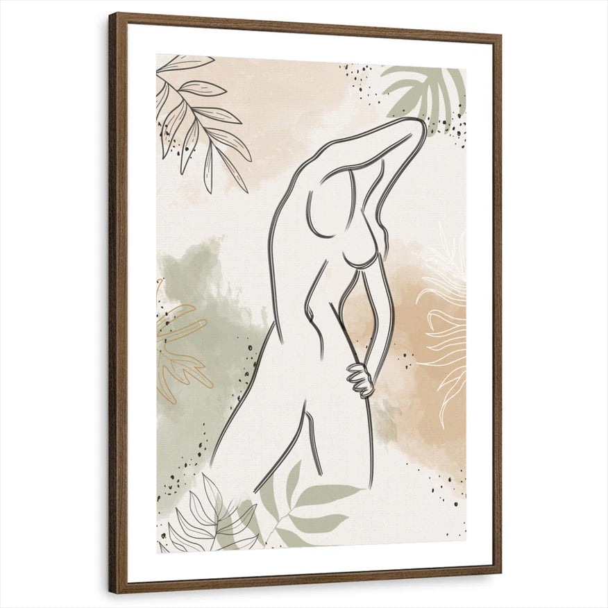 framed-print-brown-walnut-matted