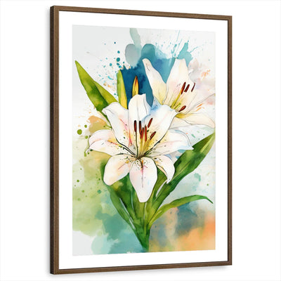 framed-print-brown-walnut-matted