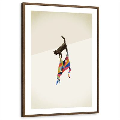framed-print-brown-walnut-matted